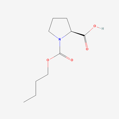 Molecular Structure of 13726-73-3 (1-(Butoxycarbonyl)-L-proline)
