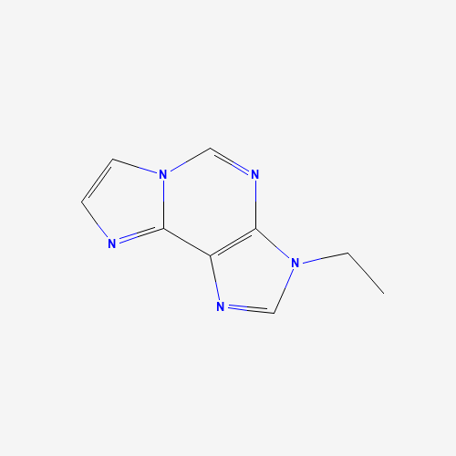 Molecular Structure of 150009-14-6 (3-ethyl-3H-imidazo[2,1-i]purine)