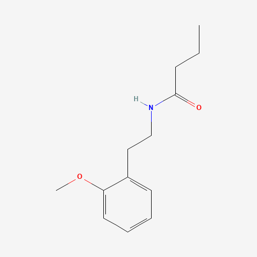 Molecular Structure of 150871-45-7 (N-[2-(2-methoxyphenyl)ethyl]butanamide)