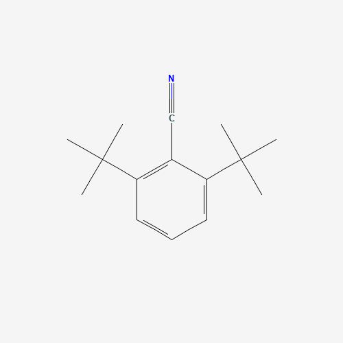 Molecular Structure of 154532-35-1 (2,6-Bis(1,1-dimethylethyl)benzonitrile)