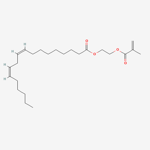 Molecular Structure of 15512-24-0 (9,12-Octadecadienoic acid (9Z,12Z)-, 2-[(2-methyl-1-oxo-2-propen-1-yl)oxy]ethyl ester)