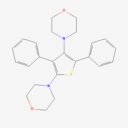 Molecular Structure of 156643-79-7 (2,4-Dimorpholino-3,5-diphenylthiophene)