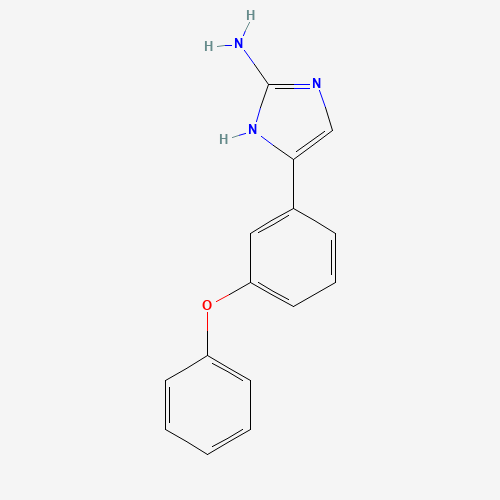 Molecular Structure of 160072-61-7 (5-(3-phenoxyphenyl)-1H-imidazol-2-amine)