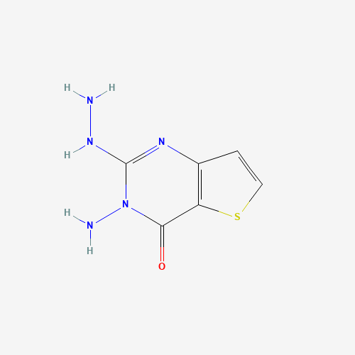 Molecular Structure of 162519-33-7 (3-Amino-2-hydrazinylthieno[3,2-d]pyrimidin-4(3H)-one)