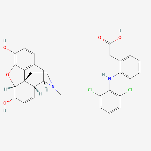 Molecular Structure of 195140-65-9 (Morphine diclofenac)