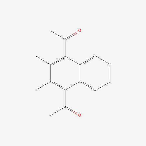 Molecular Structure of 19930-64-4 (1,1'-(2,3-Dimethylnaphthalene-1,4-diyl)diethanone)