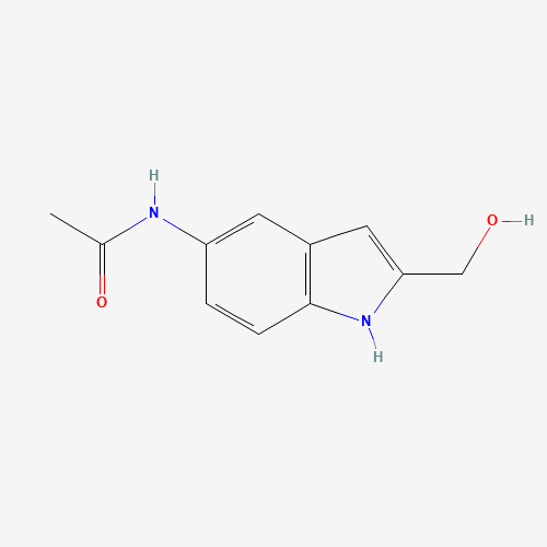 Molecular Structure of 199806-03-6 (N-[2-(hydroxymethyl)-1H-indol-5-yl]acetamide)