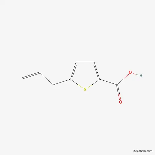 Molecular Structure of 77756-24-2 (5-Allylthiophene-2-carboxylic acid)