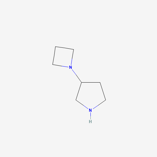 Molecular Structure of 1018443-34-9 (3-(Azetidin-1-yl)pyrrolidine)