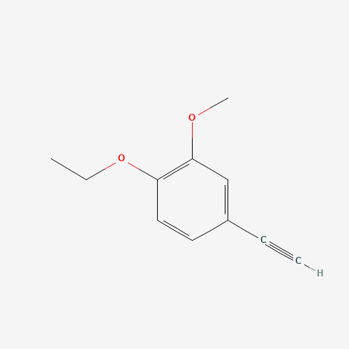 Molecular Structure of 1057669-92-7 (1-Ethoxy-4-ethynyl-2-methoxybenzene)