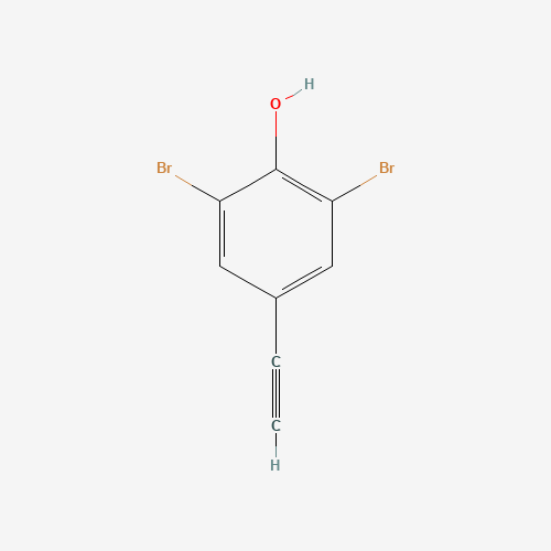 Molecular Structure of 1057670-03-7 (2,6-Dibromo-4-ethynylphenol)