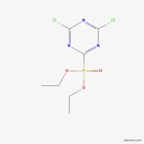 Molecular Structure of 114955-21-4 (Diethyl (4,6-dichloro-1,3,5-triazin-2-yl)phosphonate)