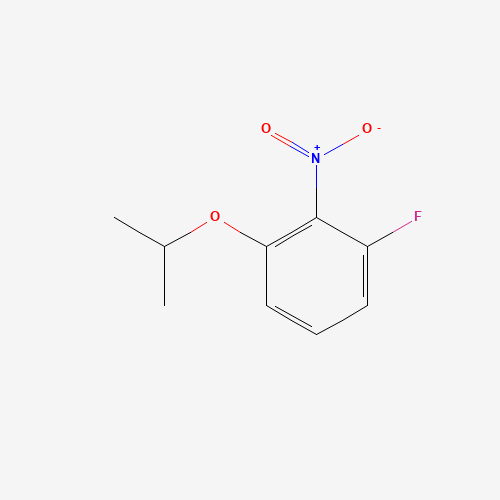 Molecular Structure of 1233951-63-7 (1-Fluoro-3-isopropoxy-2-nitrobenzene)