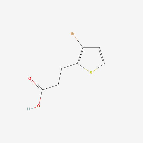 Molecular Structure of 1247800-38-9 (3-(3-Bromothiophen-2-yl)propanoic acid)