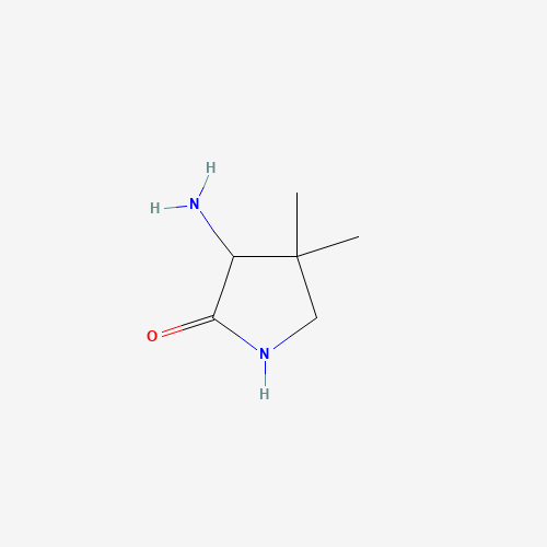 Molecular Structure of 1248826-55-2 (3-Amino-4,4-dimethylpyrrolidin-2-one)