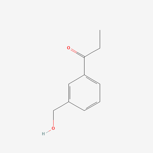 Molecular Structure of 125604-07-1 (1-(3-(Hydroxymethyl)phenyl)propan-1-one)