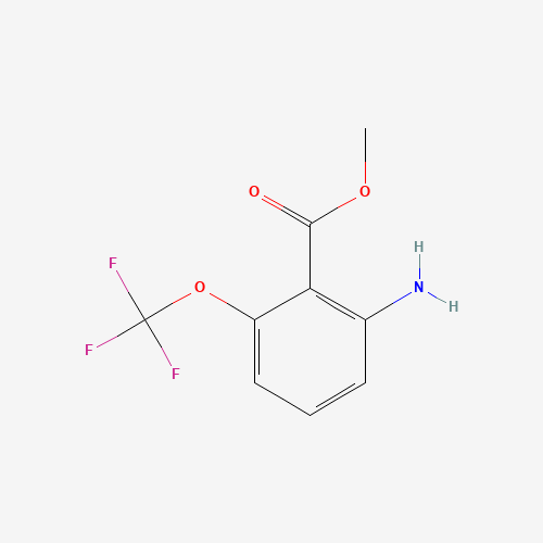 Molecular Structure of 1260796-53-9 (Methyl 2-amino-6-(trifluoromethoxy)benzoate)