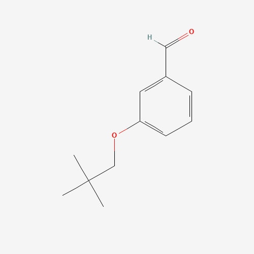 Molecular Structure of 1260801-38-4 (3-(2,2-Dimethylpropoxy)benzaldehyde)