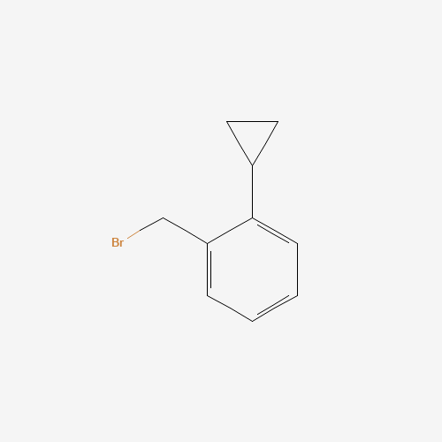 Molecular Structure of 1260801-90-8 (1-(Bromomethyl)-2-cyclopropylbenzene)