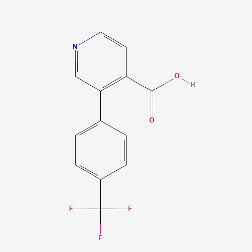 Molecular Structure of 1261494-70-5 (3-[4-(Trifluoromethyl)phenyl]pyridine-4-carboxylic acid)