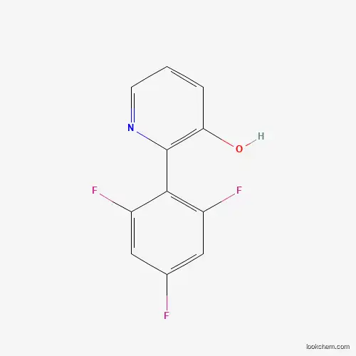 Molecular Structure of 1261938-66-2 (2-(2,4,6-Trifluorophenyl)pyridin-3-ol)