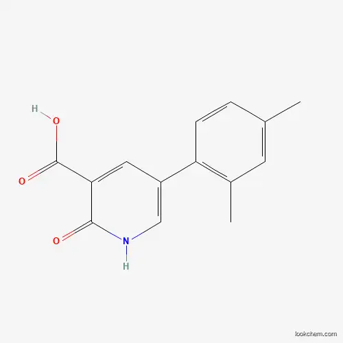 Molecular Structure of 1261973-57-2 (5-(2,4-Dimethylphenyl)-2-hydroxynicotinic acid)