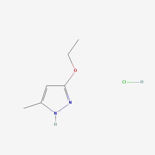 Molecular Structure of 1263988-40-4 (5-Ethoxy-3-methyl-1H-pyrazole hydrochloride)