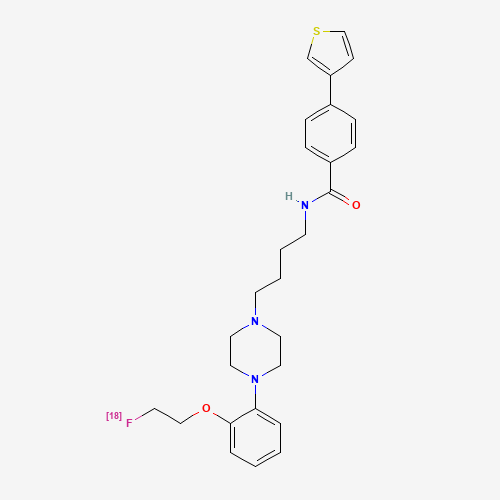 Molecular Structure of 1360444-40-1 ((18F)Fluortriopride)