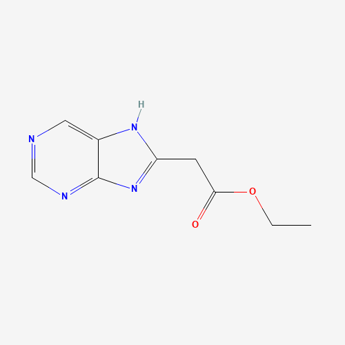 Molecular Structure of 1601084-36-9 (ethyl 2-(9H-purin-8-yl)acetate)