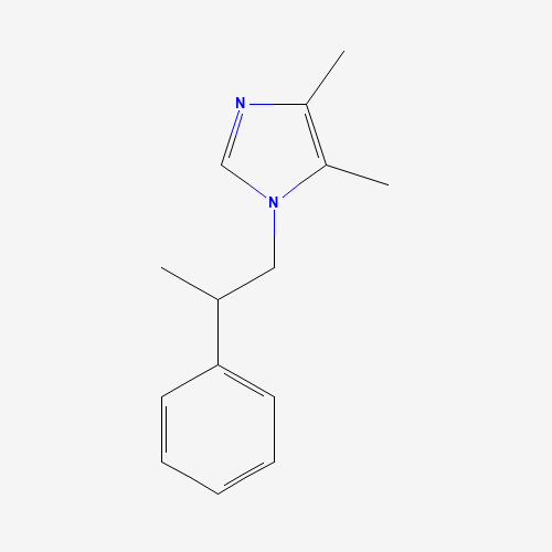 Molecular Structure of 18874-73-2 (4,5-Dimethyl-1-(2-phenylpropyl)-1H-imidazole)