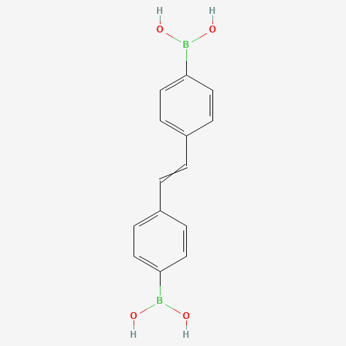 Molecular Structure of 195063-90-2 ([Ethene-1,2-diyldi(4,1-phenylene)]diboronic acid)