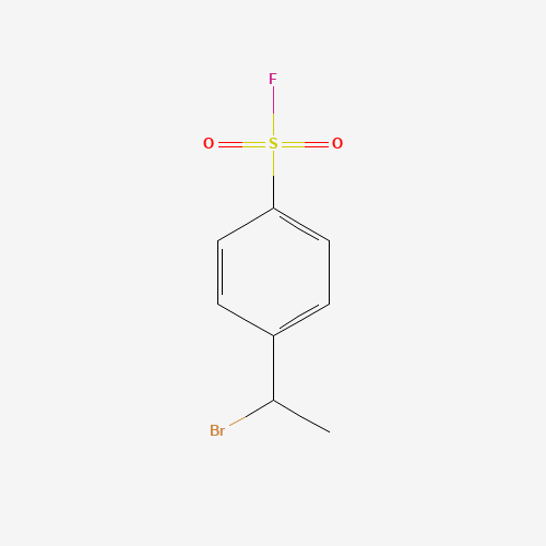 Molecular Structure of 195390-13-7 (4-(1-Bromoethyl)benzenesulfonyl fluoride)
