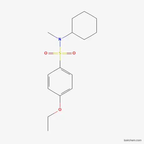 Molecular Structure of 691380-87-7 (N-cyclohexyl-4-ethoxy-N-methylbenzenesulfonamide)