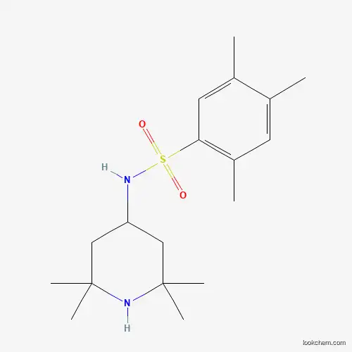 Molecular Structure of 691381-06-3 (2,4,5-trimethyl-N-(2,2,6,6-tetramethylpiperidin-4-yl)benzenesulfonamide)