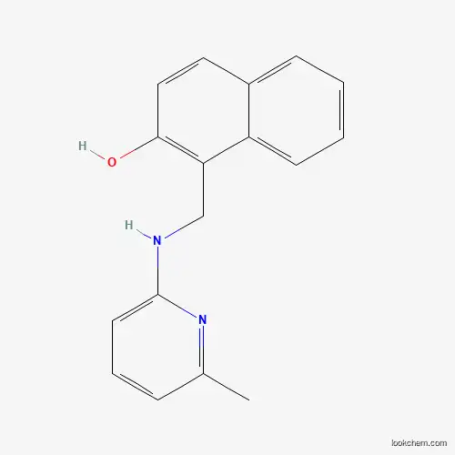 Molecular Structure of 692274-23-0 (1-[[(6-Methylpyridin-2-yl)amino]methyl]naphthalen-2-ol)