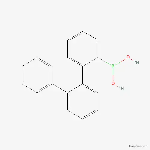 Molecular Structure of 1310405-29-8 (2-(Biphenyl)phenyl boronic acid)