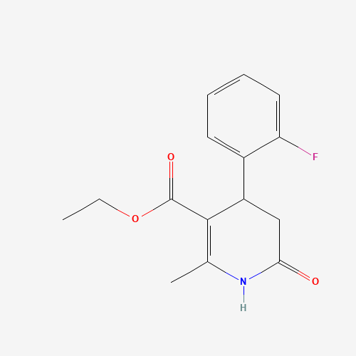 ETHYL 4-(2-FLUOROPHENYL)-2-METHYL-6-OXO-1,4,5,6-TETRAHYDRO-3-PYRIDINECARBOXYLATE(303139-43-7)