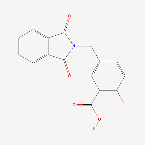 5-[(1,3-DIOXO-1,3-DIHYDRO-2H-ISOINDOL-2-YL)METHYL]-2-IODOBENZOIC ACID