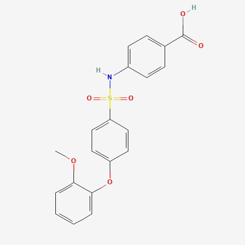 4-(([4-(2-METHOXYPHENOXY)PHENYL]SULFONYL)AMINO)BENZOIC ACID