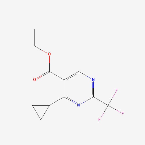 ETHYL-2-TRIFLUOROMETHYL-4-CYCLOPROPYL-5-PYRIMIDINE CARBOXYLATE(887409-11-2)