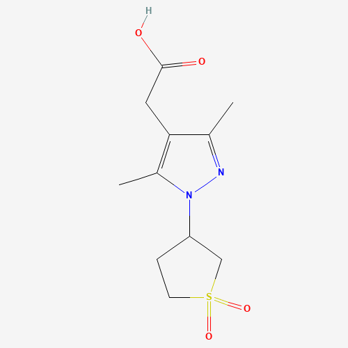 [1-(1,1-Dioxidotetrahydro-3-thienyl)-3,5-dimethyl-1H-pyrazol-4-yl]acetic acid