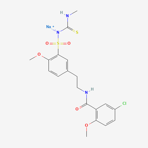 5-Chloro-2-methoxy-N-[2-[4-methoxy-3-(3-methylthioureidosulfonyl)phenyl]ethyl]benzamide sodium salt(261717-22-0)