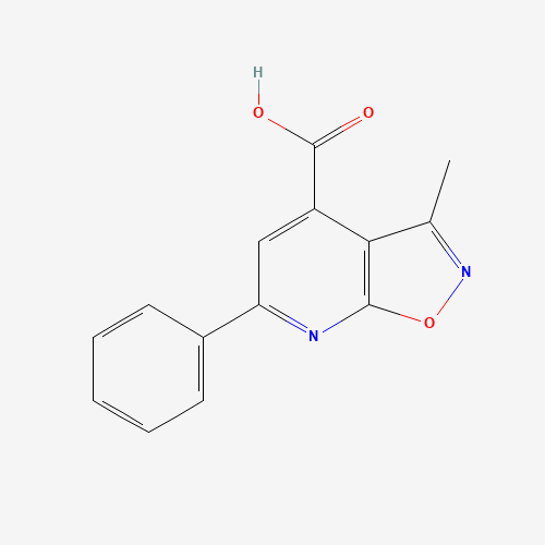 923884-15-5,3-Methyl-6-phenylisoxazolo[5,4-b]pyridine-4-carboxylic acid,3-methyl-6-phenylisoxazolo[5,4-b]pyridine-4-carboxylic acid;923884-15-5;3-methyl-6-phenyl-[1,2]oxazolo[5,4-b]pyridine-4-carboxylic acid;MFCD08271755;3-Methyl-6-phenyl-isoxazolo[5,4-b]pyridine-4-carboxylic acid;AKOS000263789;LS-11044;CS-0242254;EN300-24655;AB00755319-01;Z55872453;3-methyl-6-phenylisoxazolo[5,4-b]pyridine-4-carboxylicacid