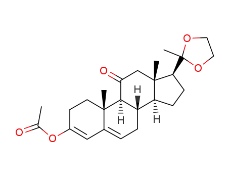 (8S,9S,10R,13S,14S,17S)-10,13-dimethyl-17-(2-methyl-1,3-dioxolan-2-yl)-11-oxo-2,7,8,9,10,11,12,13,14,15,16,17-dodecahydro-1H-cyclopenta[a]phenanthren-3-yl acetate