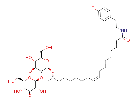 p-hydroxyphenethyl 17-L-[(2'-O-β-D-glucopyranosyl-β-D-glucopyranosyl)oxy]-cis-9-octadecenamide