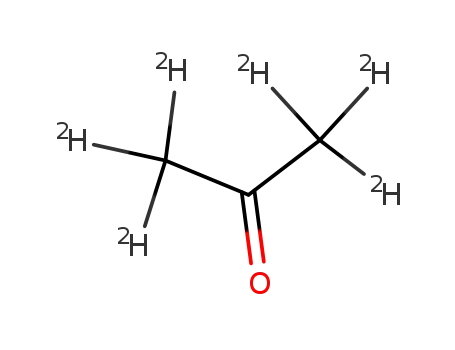 Molecular Structure of 666-52-4 (ACETONE-D6)