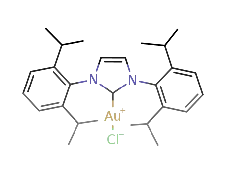 chloro(1,3-bis(2,6-di-i-propylphenyl)imidazol-2-ylidene)gold(I)