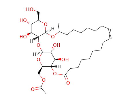17-L-([2'-O-β-D-glucopyranosyl-β-D-glucopyranosyl]oxy)-9-octadecenoic acid 1'-4