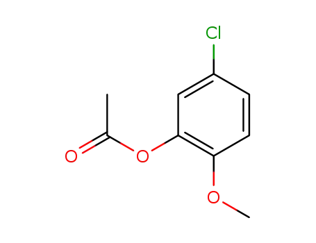 2-acetoxy-4-chloro-1-methoxybenzene