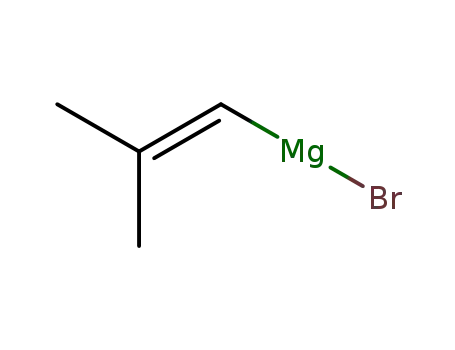 Molecular Structure of 38614-36-7 (2-METHYL-1-PROPENYLMAGNESIUM BROMIDE)